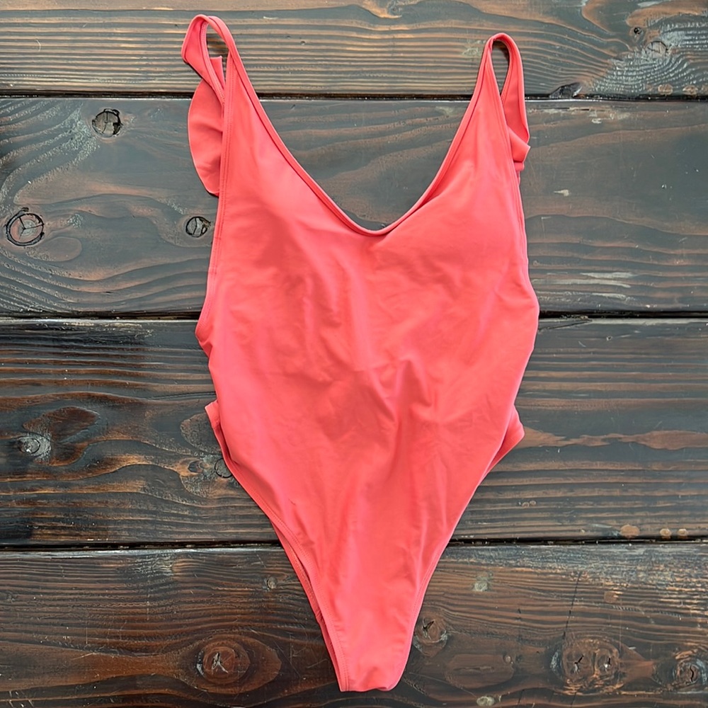 Burnt Orange Aerie One Piece Swim Suit